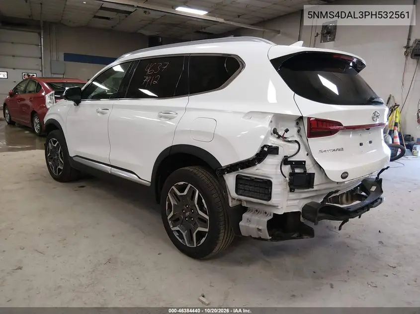 2023 HYUNDAI SANTA FE VIN 5NMS4DAL3PH532561 — фото 3