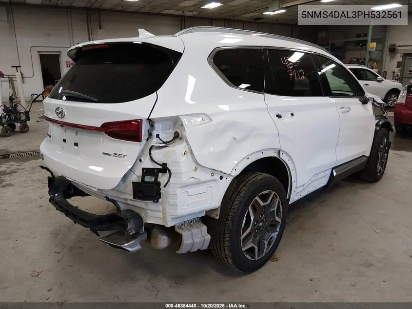 2023 HYUNDAI SANTA FE VIN 5NMS4DAL3PH532561 — фото 4