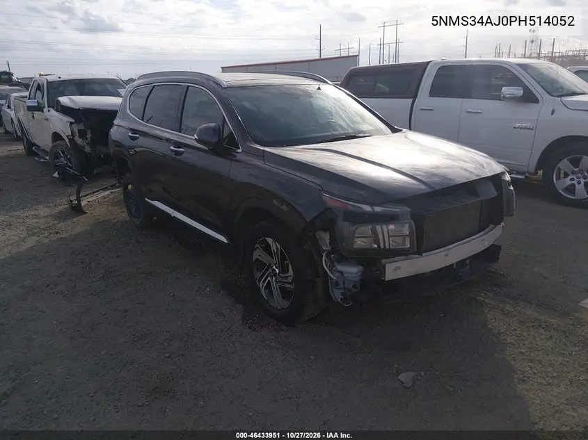 HYUNDAI SANTA FE 2023, VIN 5NMS34AJ0PH514052