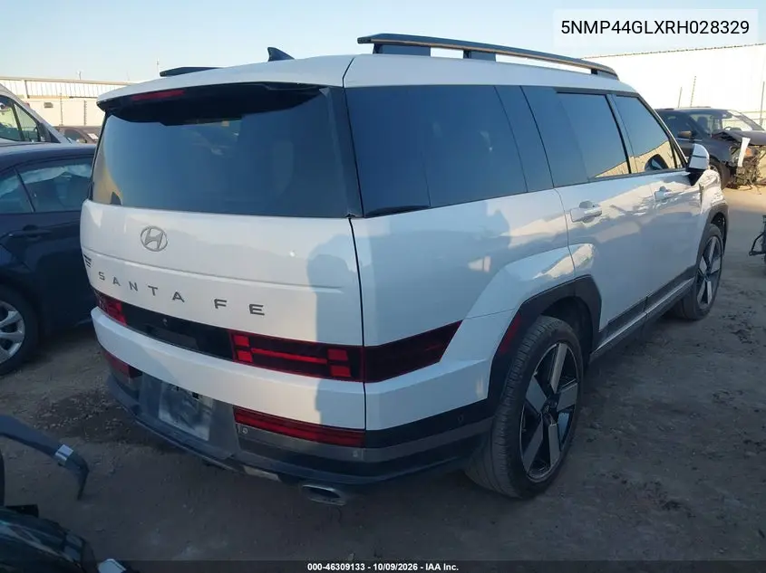2024 HYUNDAI SANTA FE VIN 5NMP44GLXRH028329 — фото 4