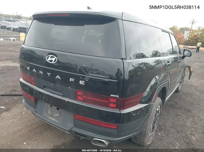 2024 HYUNDAI SANTA FE VIN 5NMP1DGL5RH038114 — фото 4