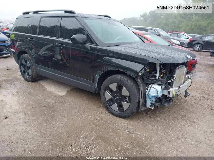 HYUNDAI SANTA FE 2025, VIN 5NMP2DG16SH024661