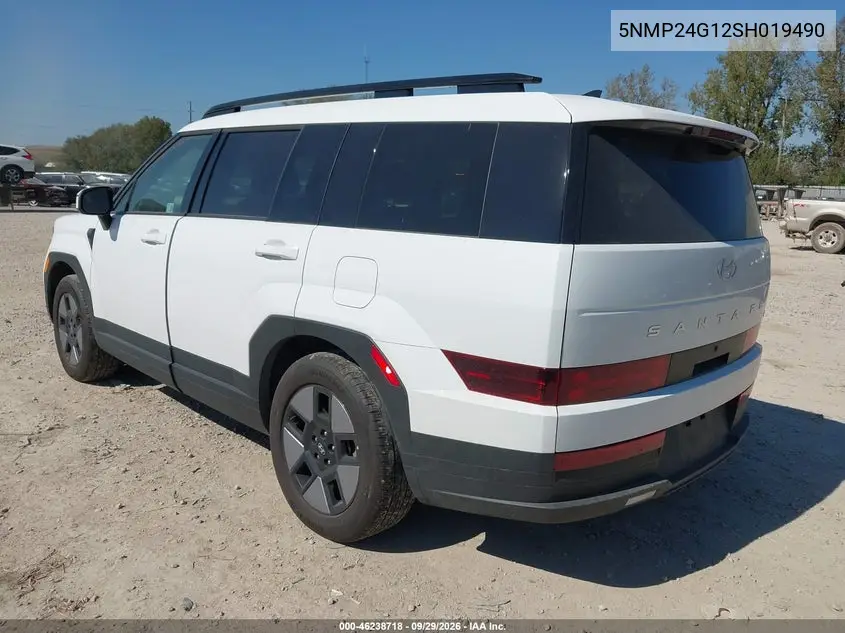 2025 HYUNDAI SANTA FE VIN 5NMP24G12SH019490 — фото 3