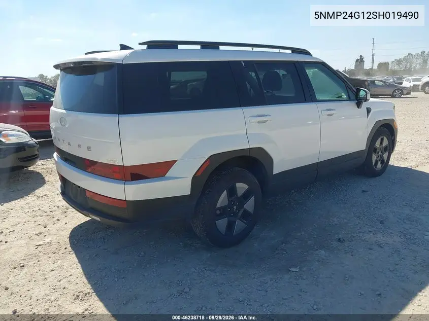 2025 HYUNDAI SANTA FE VIN 5NMP24G12SH019490 — фото 4