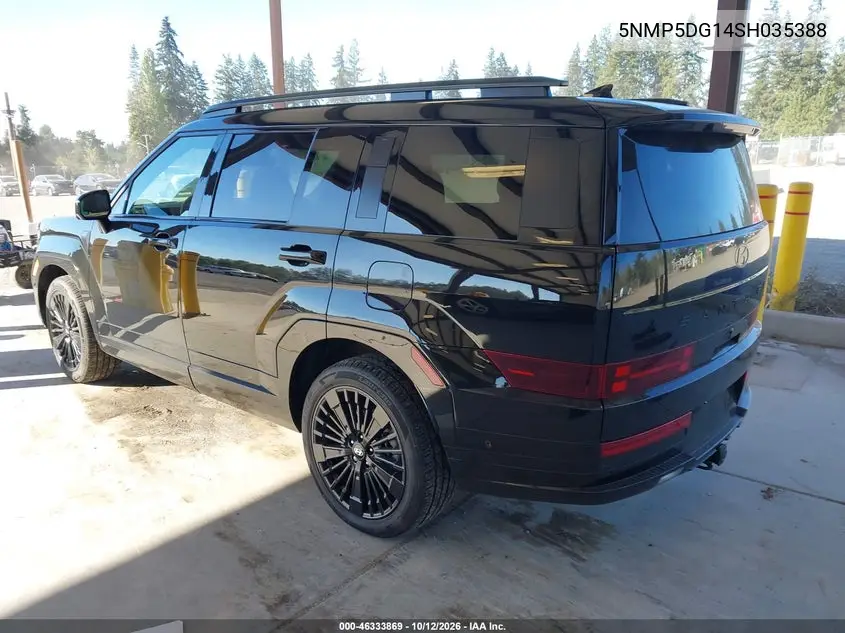 2025 HYUNDAI SANTA FE VIN 5NMP5DG14SH035388 — фото 3