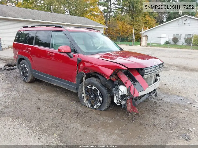 HYUNDAI SANTA FE 2025, VIN 5NMP2DGL3SH117252