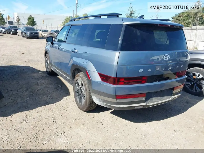 2026 HYUNDAI SANTA FE VIN KM8P2DG10TU181673 — фото 3