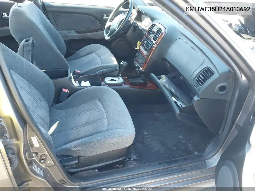 2004 HYUNDAI SONATA VIN KMHWF35H24A013692 — фото 5