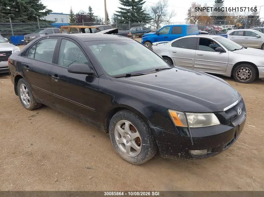 HYUNDAI SONATA 2006, VIN 5NPET46C16H157165