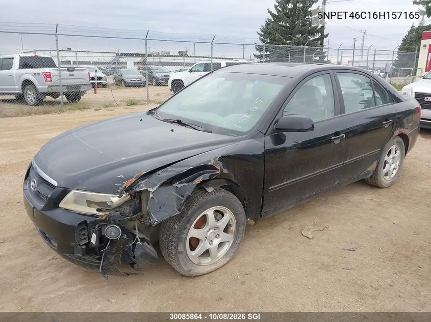 2006 HYUNDAI SONATA VIN 5NPET46C16H157165 — фото 2