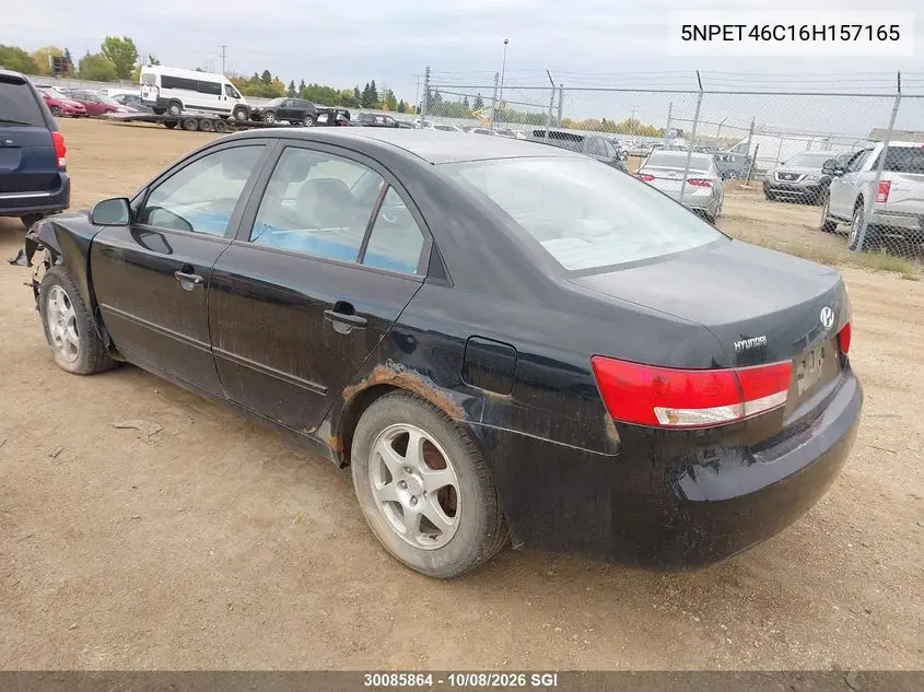 2006 HYUNDAI SONATA VIN 5NPET46C16H157165 — фото 3