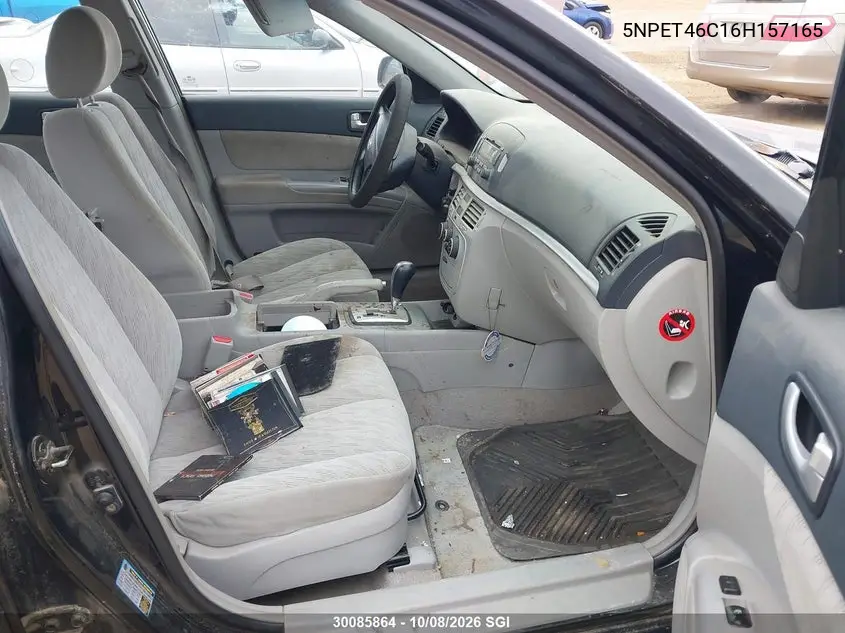 2006 HYUNDAI SONATA VIN 5NPET46C16H157165 — фото 5