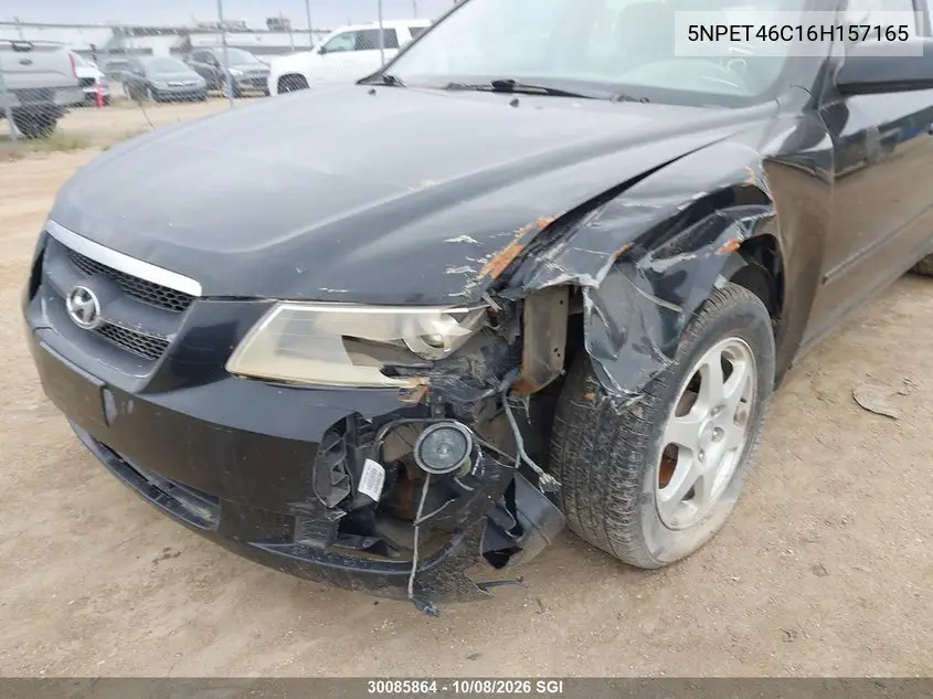 2006 HYUNDAI SONATA VIN 5NPET46C16H157165 — фото 6