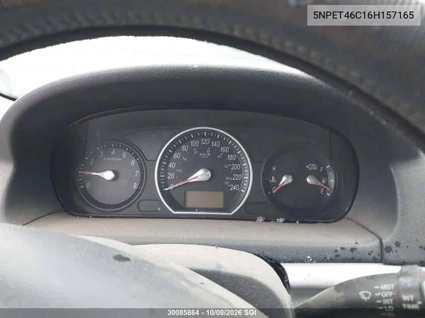 2006 HYUNDAI SONATA VIN 5NPET46C16H157165 — фото 7