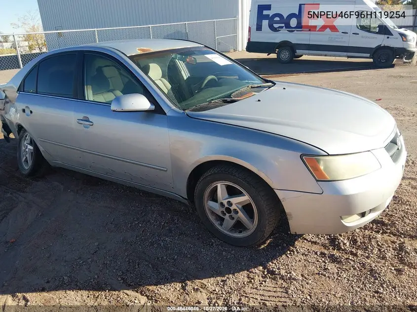 HYUNDAI SONATA 2006, VIN 5NPEU46F96H119254