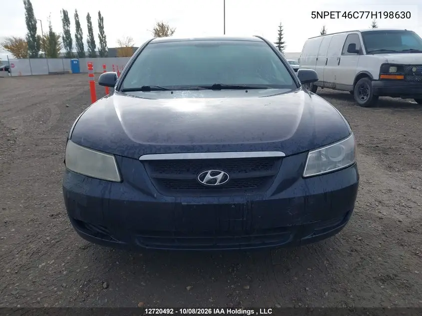 2007 HYUNDAI SONATA VIN 5NPET46C77H198630 — фото 12