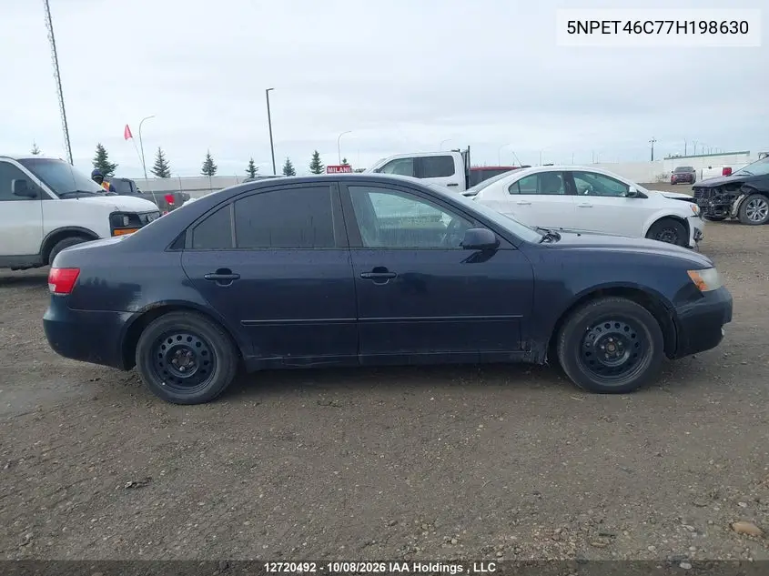 2007 HYUNDAI SONATA VIN 5NPET46C77H198630 — фото 13