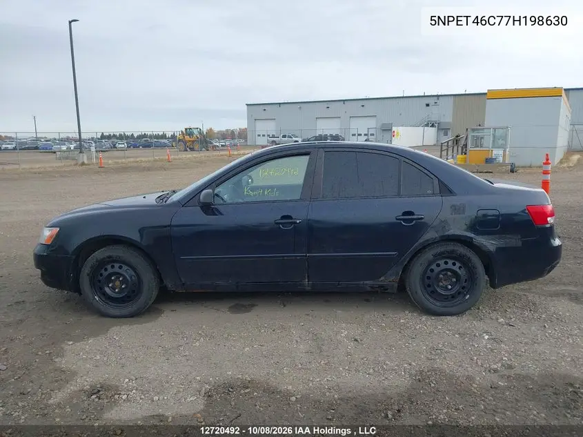 2007 HYUNDAI SONATA VIN 5NPET46C77H198630 — фото 14