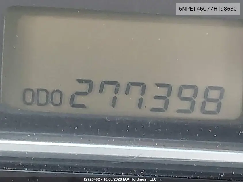 2007 HYUNDAI SONATA VIN 5NPET46C77H198630 — фото 15
