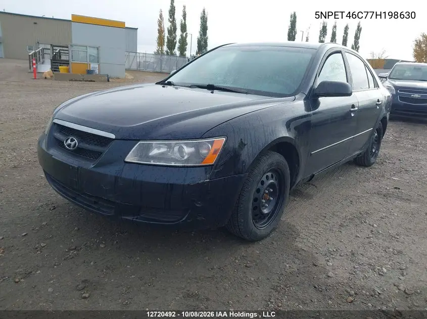 2007 HYUNDAI SONATA VIN 5NPET46C77H198630 — фото 2