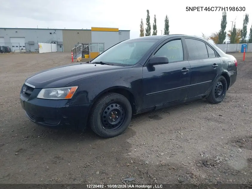 2007 HYUNDAI SONATA VIN 5NPET46C77H198630 — фото 6