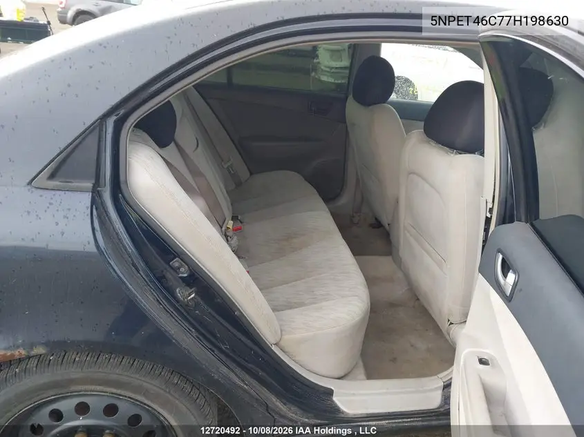2007 HYUNDAI SONATA VIN 5NPET46C77H198630 — фото 8
