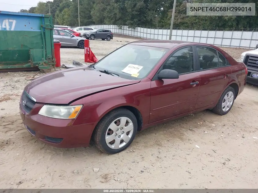 2008 HYUNDAI SONATA VIN 5NPET46C68H299014 — фото 2