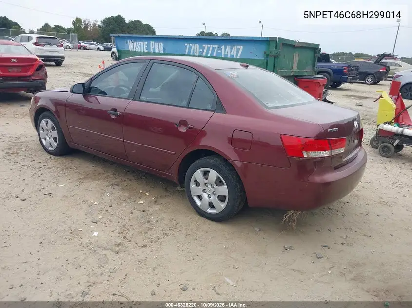 2008 HYUNDAI SONATA VIN 5NPET46C68H299014 — фото 3
