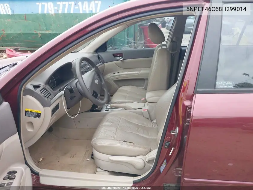 2008 HYUNDAI SONATA VIN 5NPET46C68H299014 — фото 5