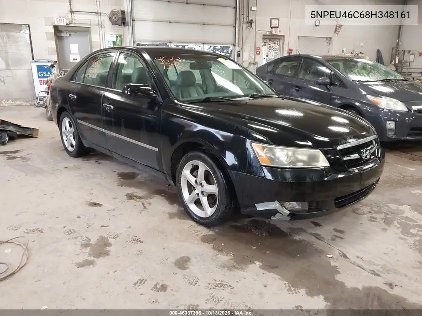 HYUNDAI SONATA 2008, VIN 5NPEU46C68H348161