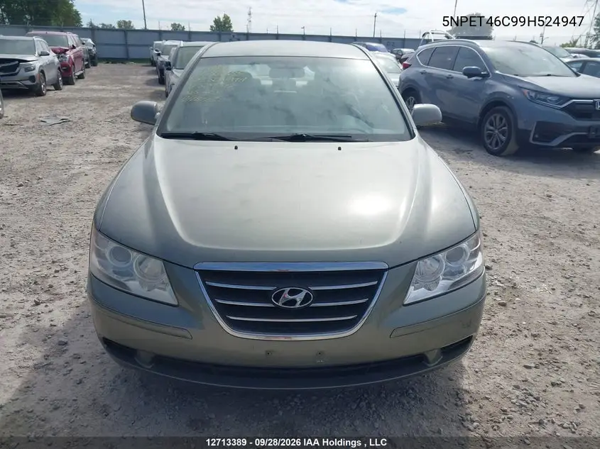 2009 HYUNDAI SONATA VIN 5NPET46C99H524947 — фото 12
