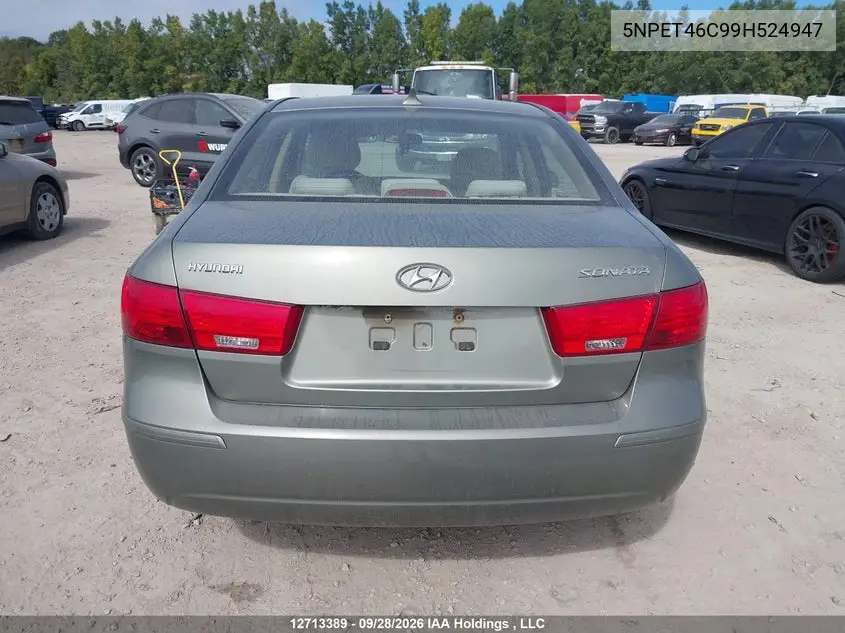 2009 HYUNDAI SONATA VIN 5NPET46C99H524947 — фото 16
