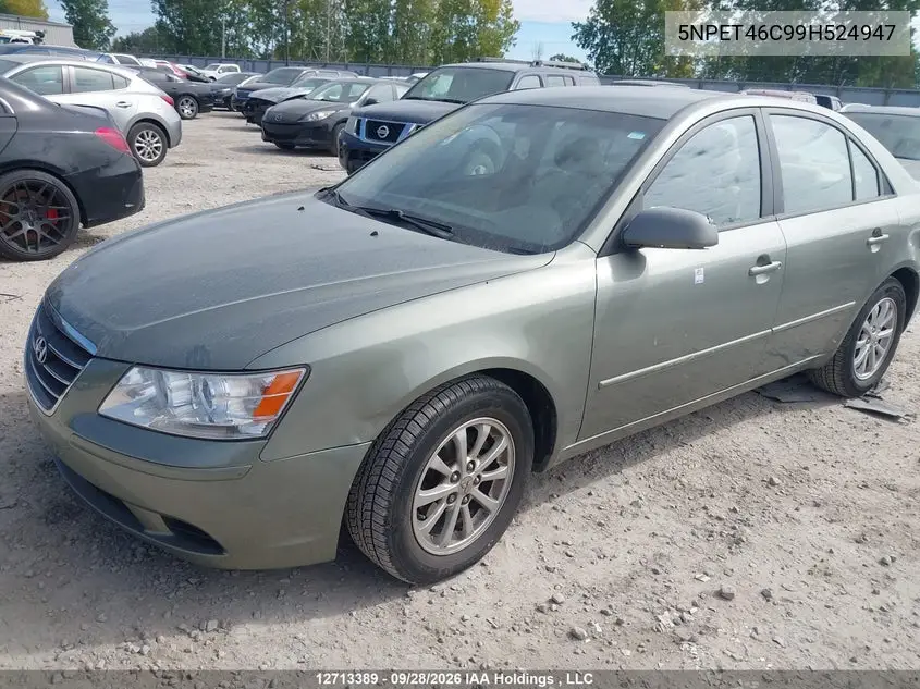 2009 HYUNDAI SONATA VIN 5NPET46C99H524947 — фото 6