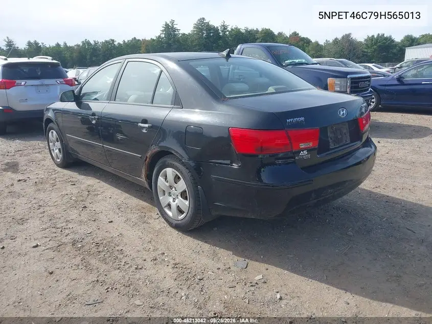 2009 HYUNDAI SONATA VIN 5NPET46C79H565013 — фото 3