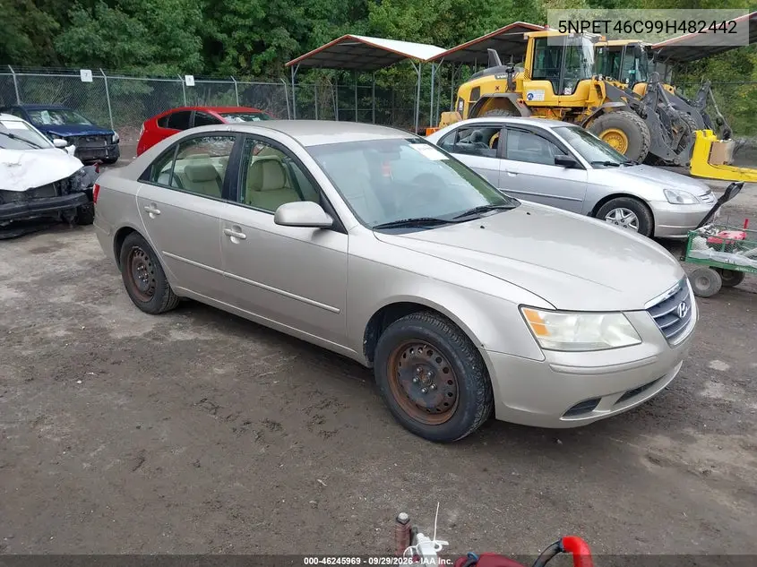 HYUNDAI SONATA 2009, VIN 5NPET46C99H482442