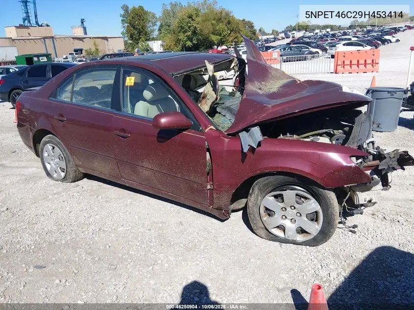 HYUNDAI SONATA 2009, VIN 5NPET46C29H453414