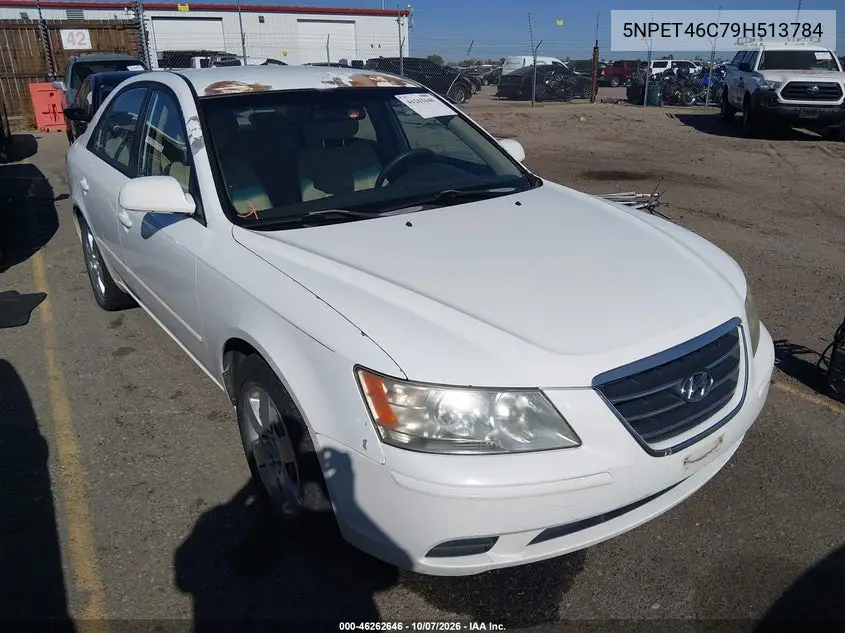 HYUNDAI SONATA 2009, VIN 5NPET46C79H513784