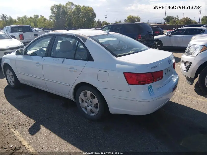 2009 HYUNDAI SONATA VIN 5NPET46C79H513784 — фото 3
