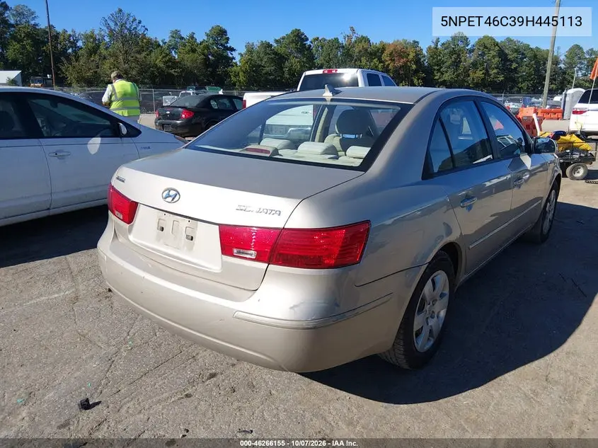 2009 HYUNDAI SONATA VIN 5NPET46C39H445113 — фото 4