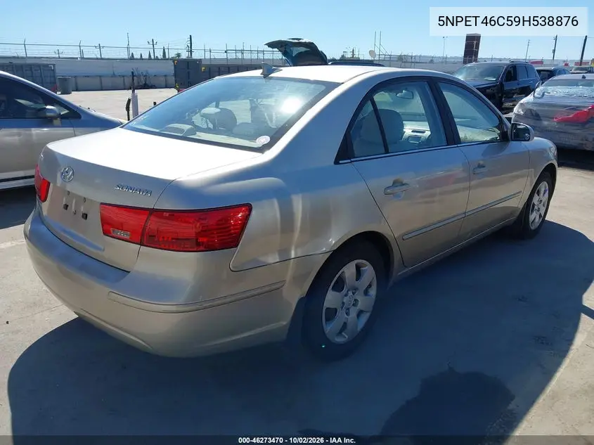 2009 HYUNDAI SONATA VIN 5NPET46C59H538876 — фото 4