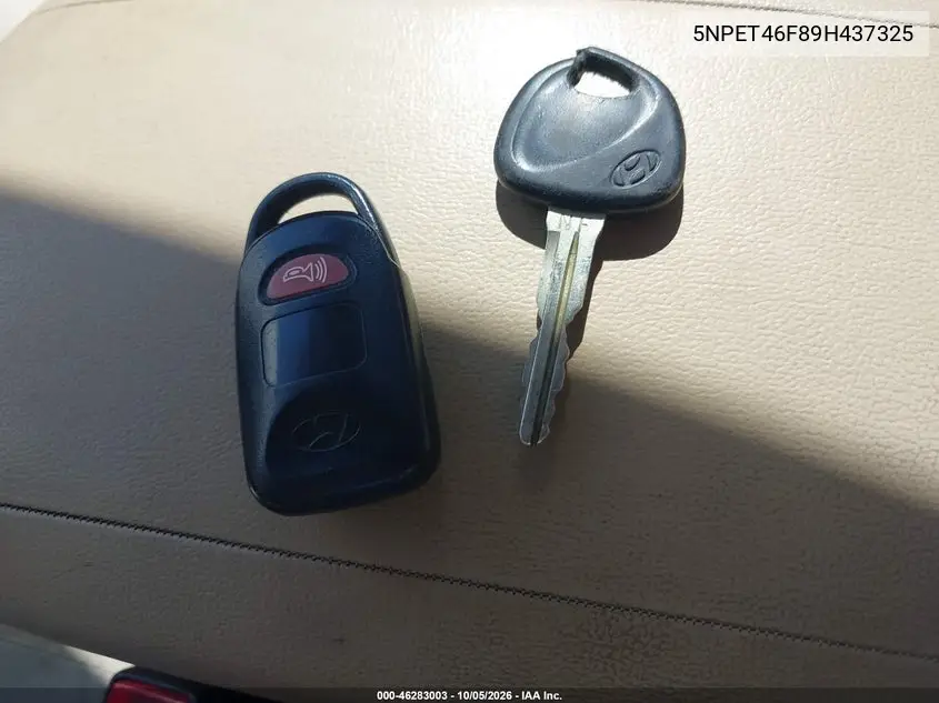 2009 HYUNDAI SONATA VIN 5NPET46F89H437325 — фото 11