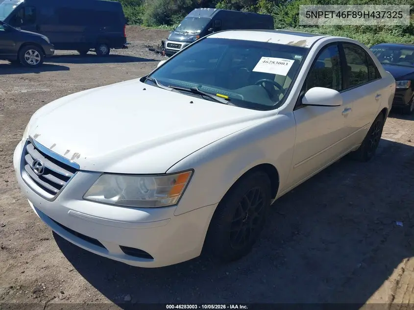2009 HYUNDAI SONATA VIN 5NPET46F89H437325 — фото 2