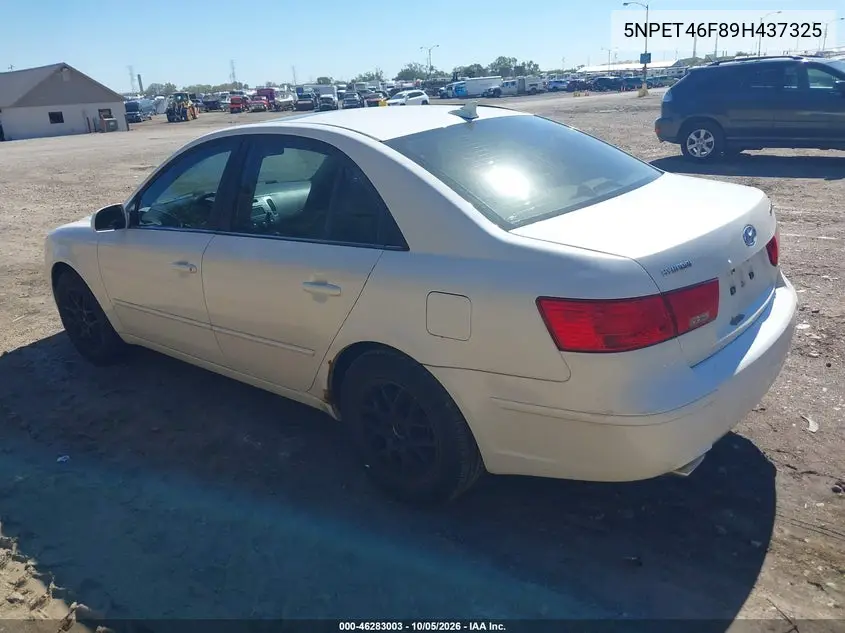 2009 HYUNDAI SONATA VIN 5NPET46F89H437325 — фото 3