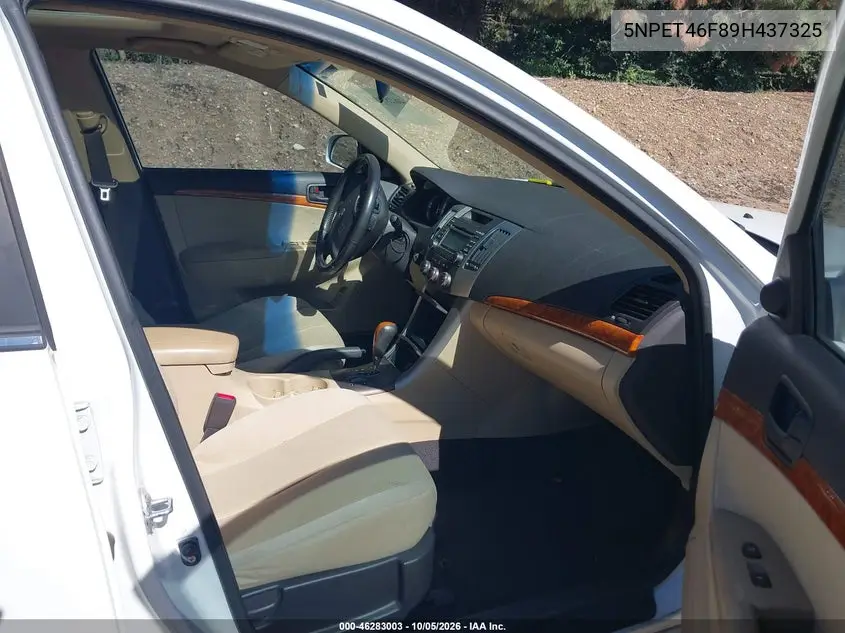 2009 HYUNDAI SONATA VIN 5NPET46F89H437325 — фото 5
