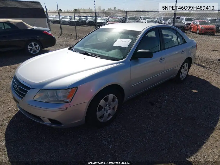 2009 HYUNDAI SONATA VIN 5NPET46C99H489410 — фото 2