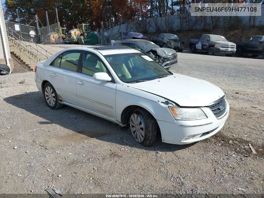 HYUNDAI SONATA 2009, VIN 5NPEU46F69H477108