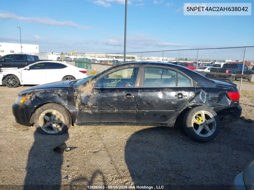 2010 HYUNDAI SONATA VIN 5NPET4AC2AH638042 — фото 15