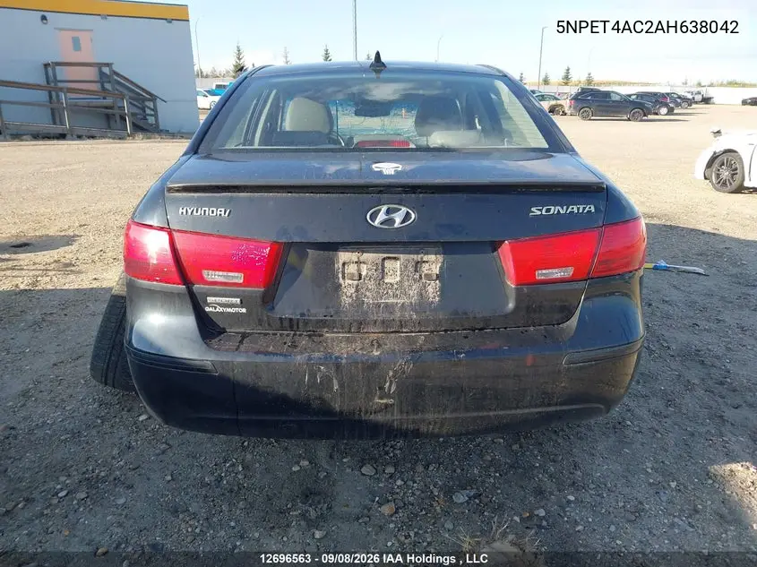 2010 HYUNDAI SONATA VIN 5NPET4AC2AH638042 — фото 17