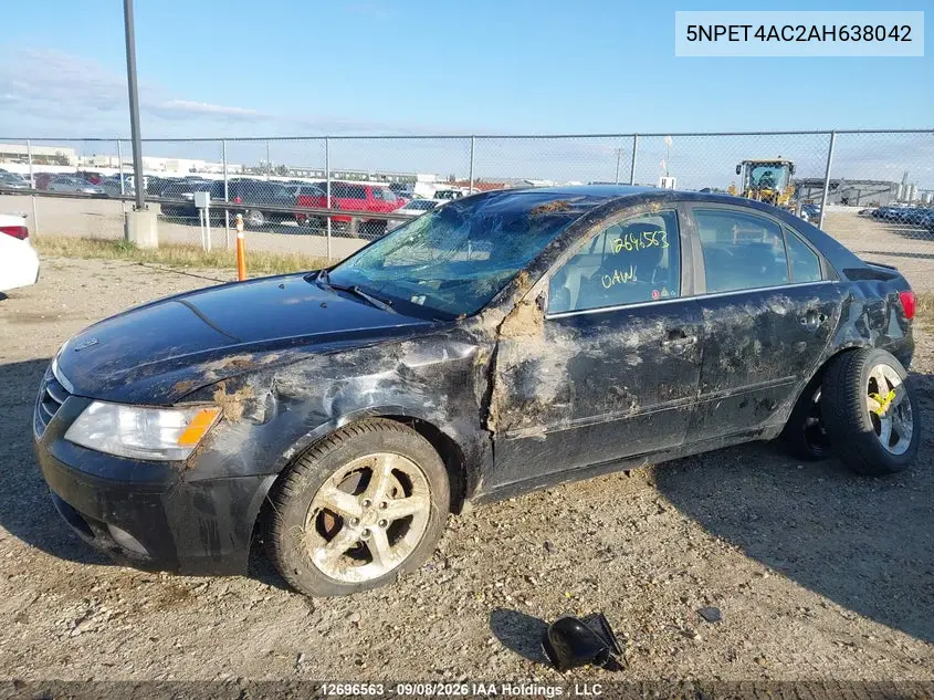 2010 HYUNDAI SONATA VIN 5NPET4AC2AH638042 — фото 6