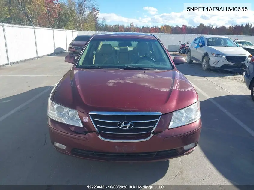 2010 HYUNDAI SONATA VIN 5NPET4AF9AH640655 — фото 12